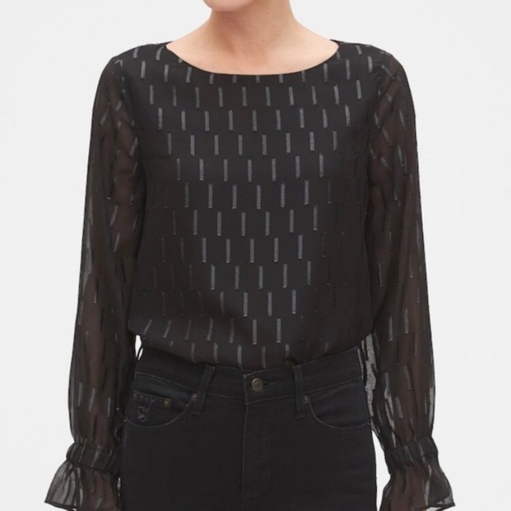 NWT Banana Republic Shine Boat- Neck Top.